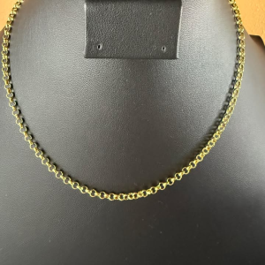 18K Yellow Gold Tauco Link Chain Necklace