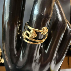 18K Yellow Gold Ladies Ring